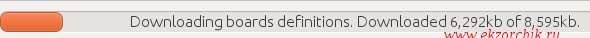 Ожидаю покуда процесс скачки необходимых файлов завершится