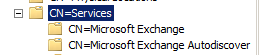 Удаляем полностью: CN=Microsoft Exchange & CN=Microsoft Exchange Autodiscover