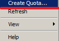 Создаем квоту.