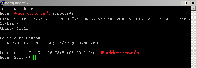 Сообщение дня при подключение к серверу по SSH.