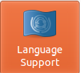 Выбираем меню "Language Support"