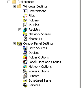 Политика отрабатывающая на Windows XP применительно к компьютеру.