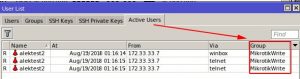 Авторизовался через Radius на Mikrotik с полными провами (чтение и запись)