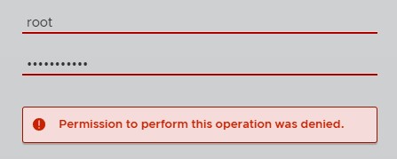 Не авторизоваться на ESXi хосте, пишет "Permission to perform this operation was denied."