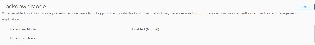 Открываю настройки Lockdown Mode на редактирование.