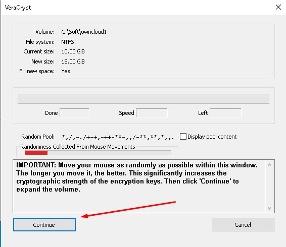 Нажимаю "Continue".