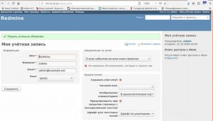 После установки нового пароля - я успешно авторизован в Redmine