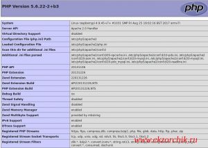 Raspberry Pi 3 Model B исполняет PHP скрипты