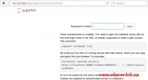 Авторизация в Web-оснастке Jupyter Notebook через Toten (Токен)