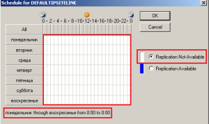 Устанавливаем переключатель в положение Replication Note Available и выделяем весь прямоугольник