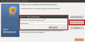 Активируем Vmware Workstation 8 на системе Ubuntu 10.10